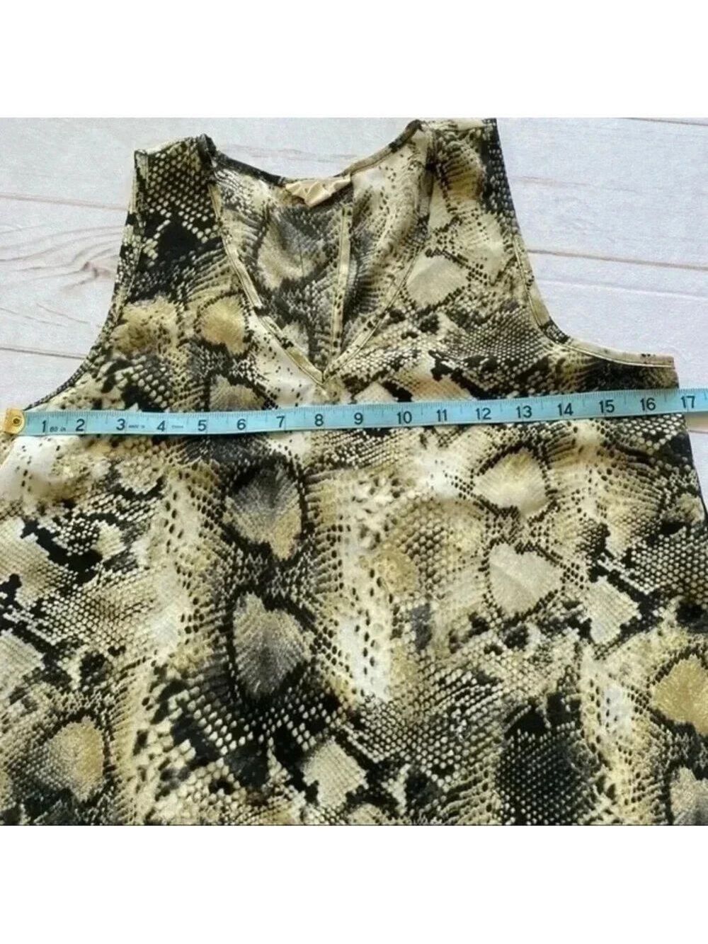 Sandy& Sid NewYork, Snakeskin sleeveless b… - Picture 7 of 12